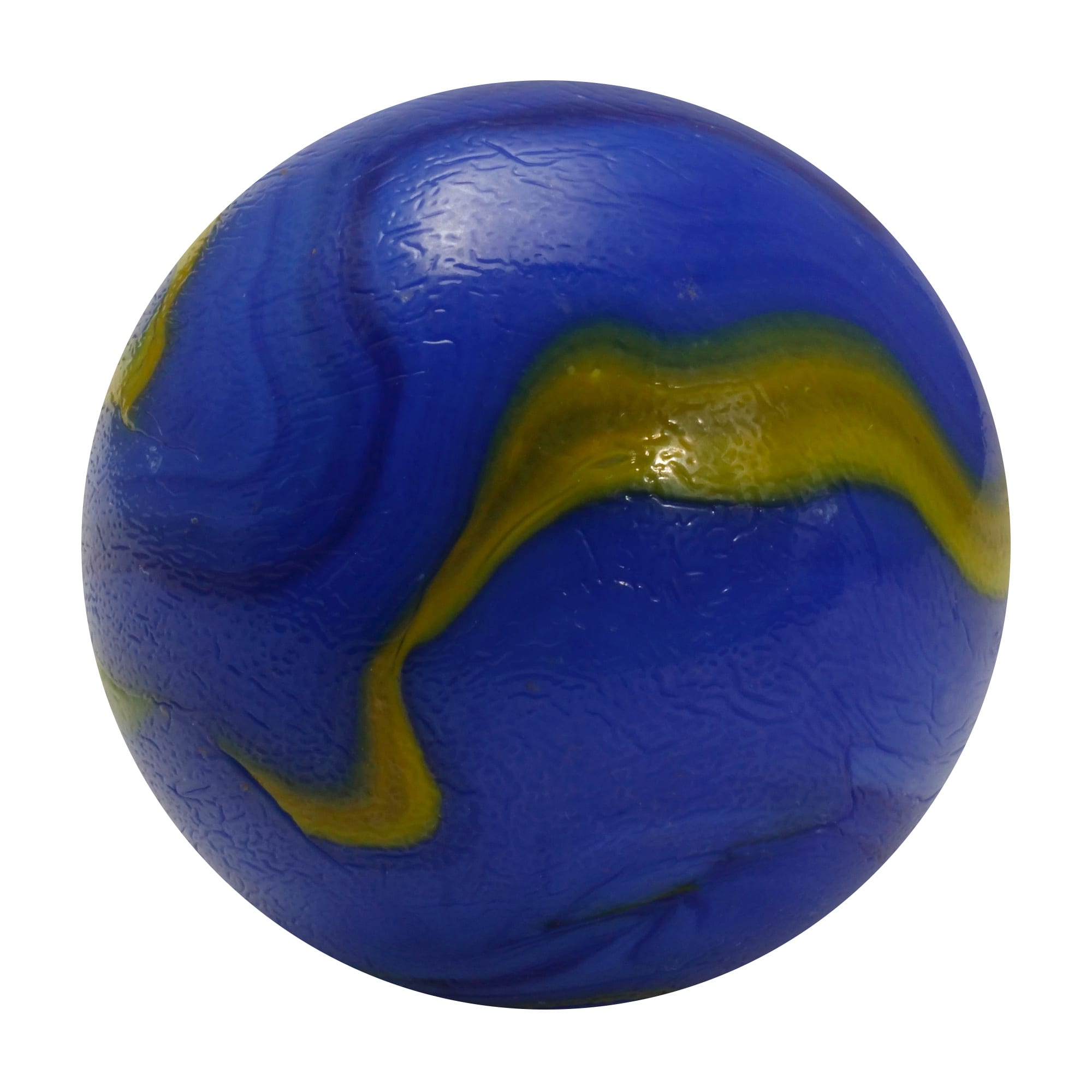 Details about   22mm Van Gogh Marble Shooters Pack 5 w/Stands Opaque Royal Blue w Yellow Swirls 