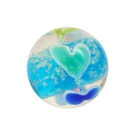 Wave Breaker Marble - Glow In The Dark - 0.6 inch - Small