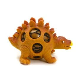 Brown / Tan Stegosaurus Squeezy Stress Ball
