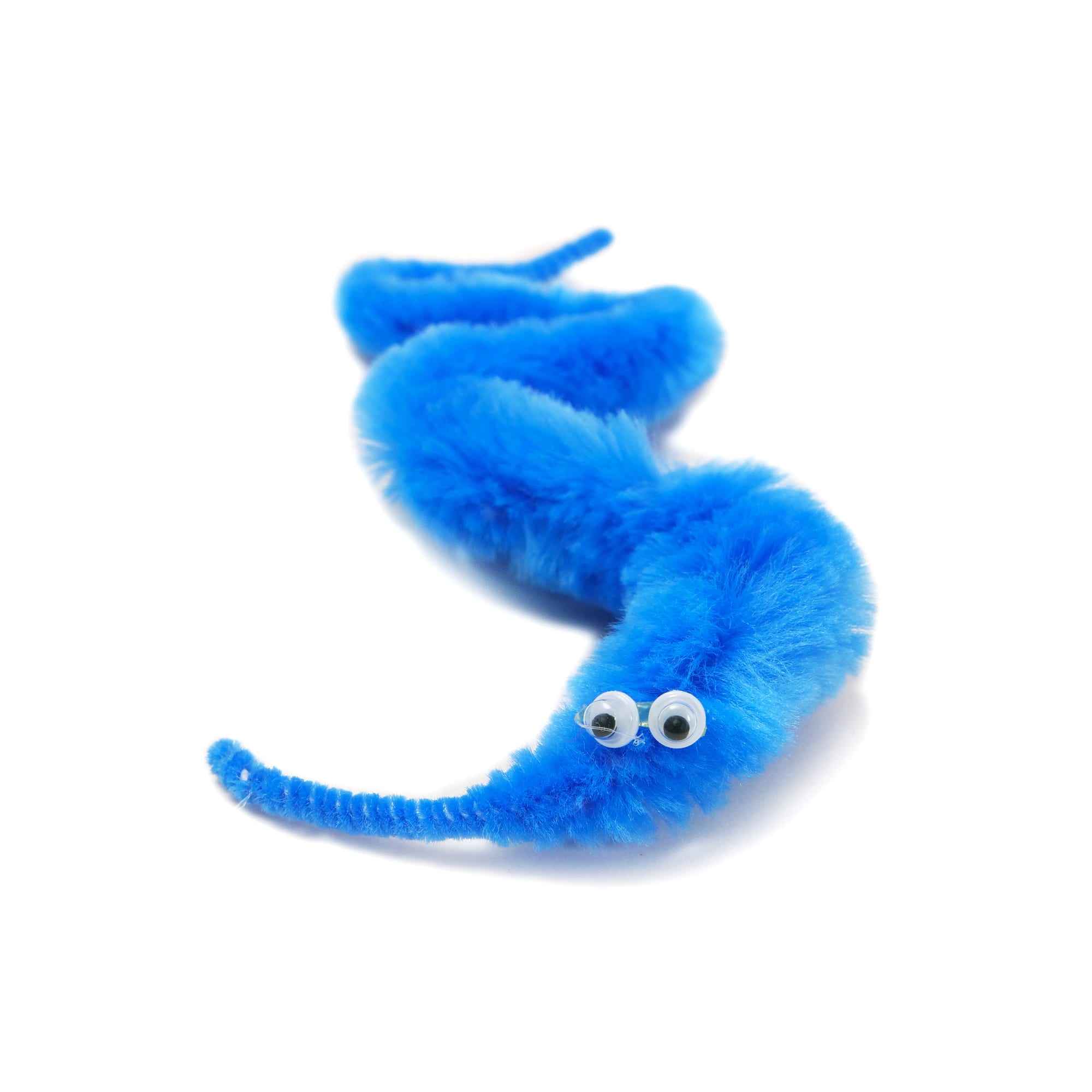 worm on a string blue 