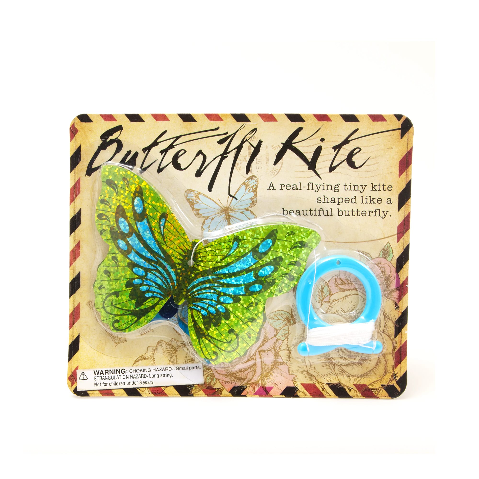 BULE NEW Kites For Kids Children Lovely Butterfly Shape Kites With Flying Line 