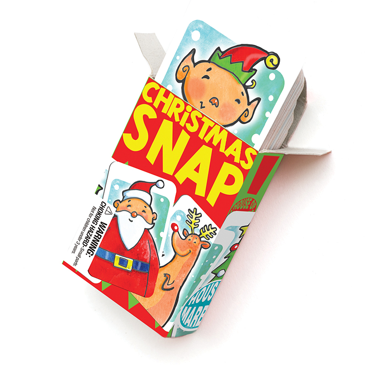 Christmas Snap Card Game Family Fun Game