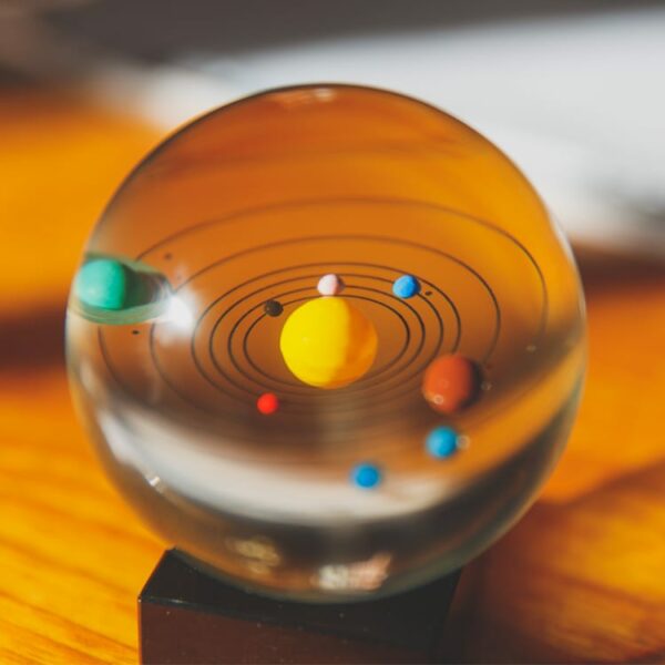 Large Solar System Marble 80mm - House of Marbles US
