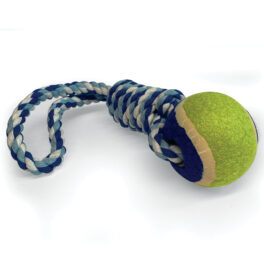 Ball and Rope Dog Toy