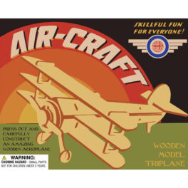 Wooden Air-Craft Construction Kit - Triplane