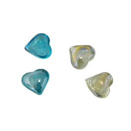 Heart Glass Shapes - Net Bag x40 pieces