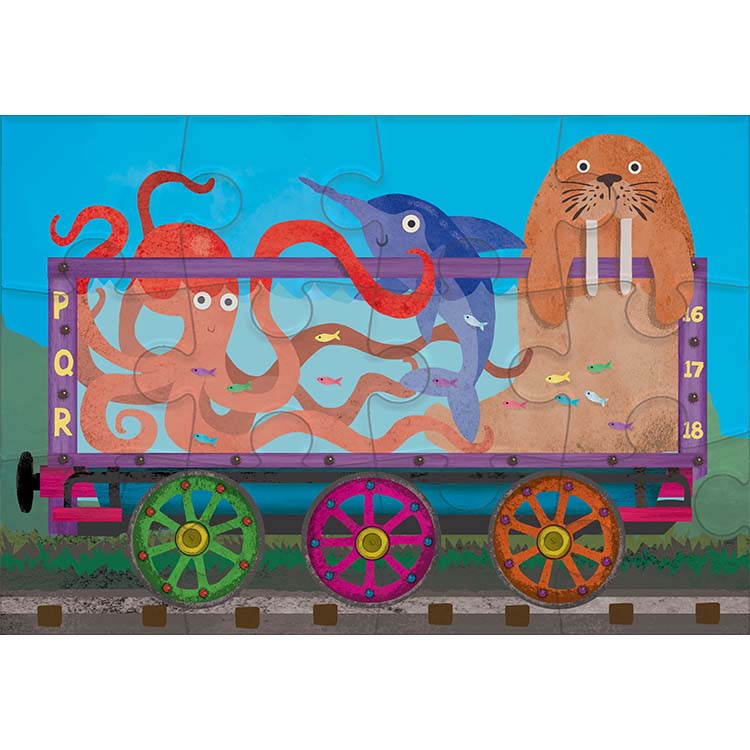 Zoo Train Jigsaw Puzzle - Image 4