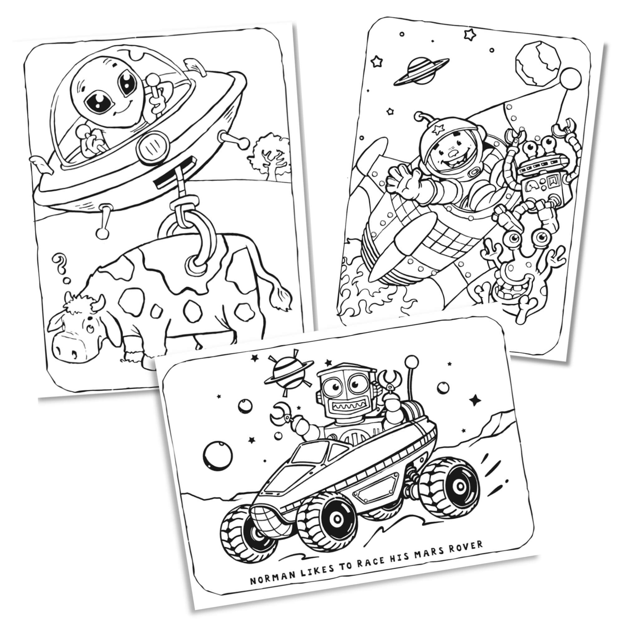Space Colouring Book - Image 3