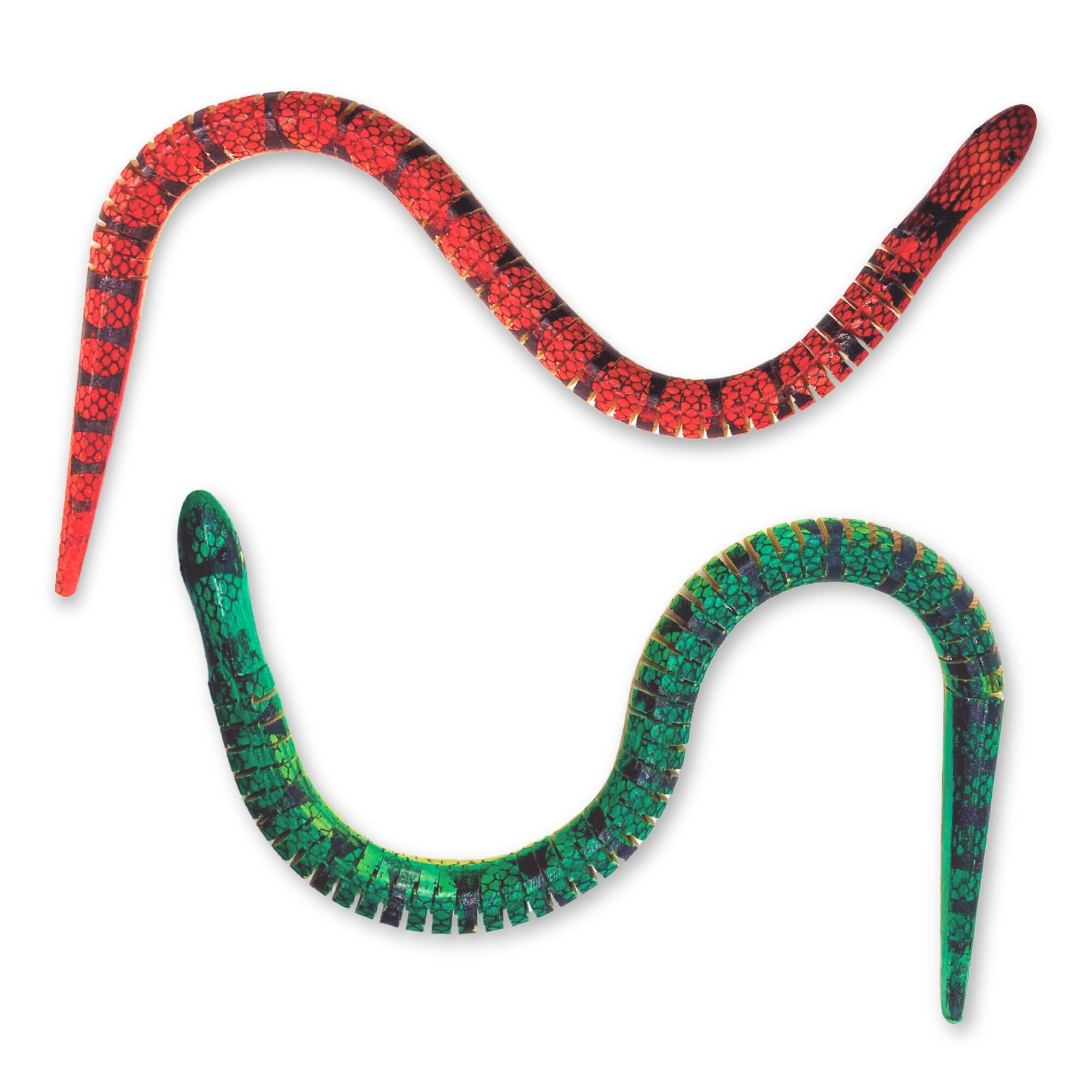 Wooden Twisty Snakes