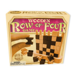 Wooden Row-of-Four Game