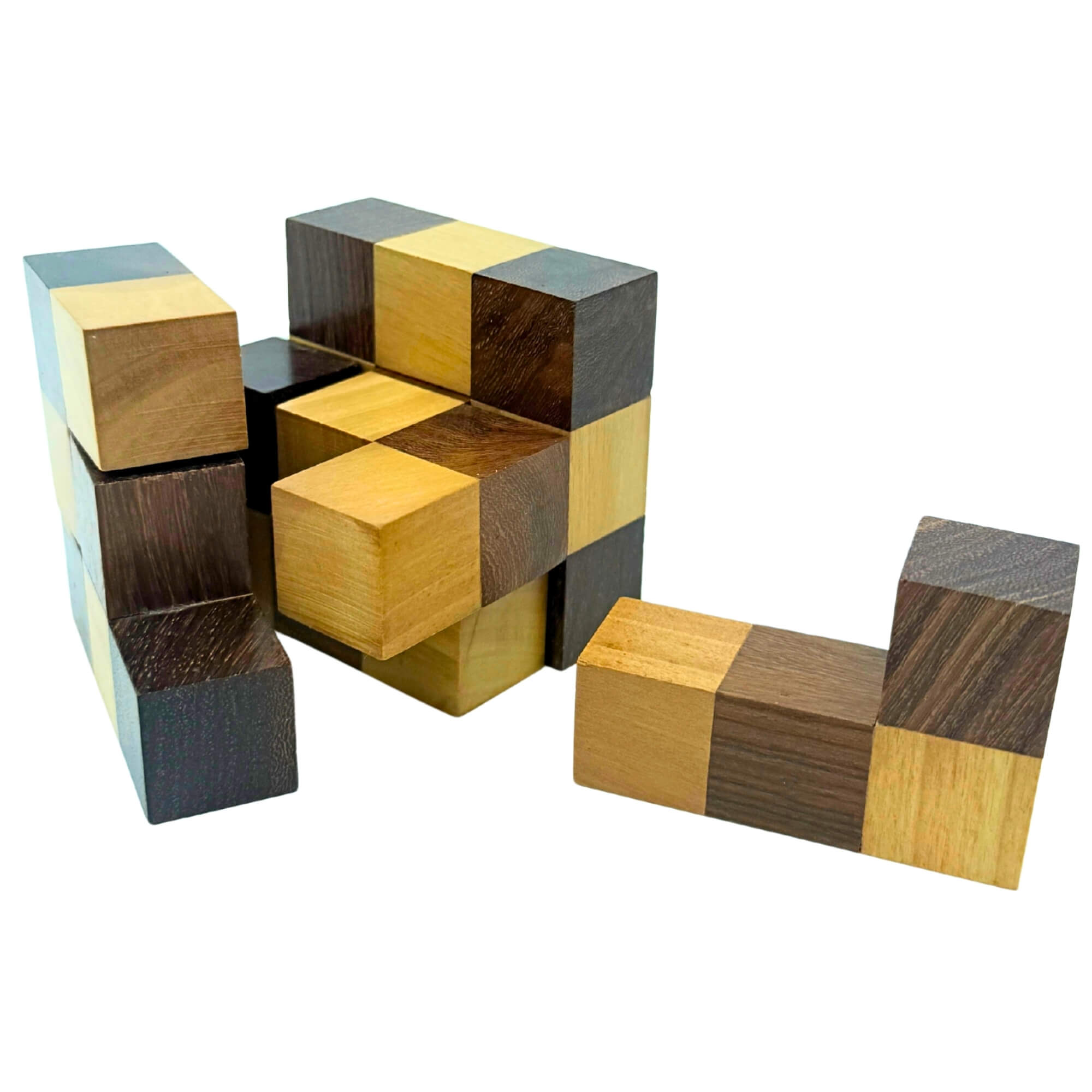 Classic Wooden Cube Puzzle - Image 4