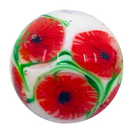 Poppy Field Marble - Red